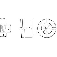 Rondelle Grower ACTON DIN 127 B M24 Inox A4 Lot de 25
