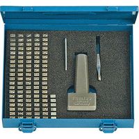 Set di numeri e lettere da battitura 333 pezzi con supporto per caratteri da 5 mm