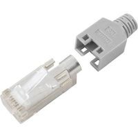 Connectique RJ45 CAT5e Hirose TM11 Hirose Electronic RJ45C5E-GR RJ45 mâle, droit Pôle: 8P8C gris 1 p