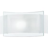 "Applique RIGHE in vetro bianca (1xE27)"