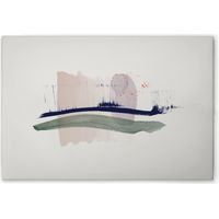 Leinwandbild Abstrakte Kunst M1-No.51193 - Kunstdruck auf Leinwand in Bunt Weiß - Wandbild 75 x 50 cm