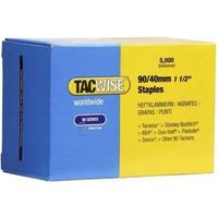 Tacwise 90 Narrow Crown Staples 40mm - 5000 Pack