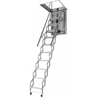 Scala retrattile elettrica a soffitto - Dimensioni del foro : 50x130cm - ELEC50/130-300