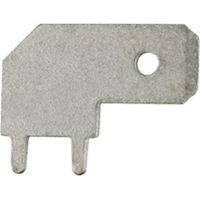 Klauke 2035 Steckzunge zum Einlöten in gedruckte Schaltungen Steckbreite: 6.3 mm Steckdicke: 0.8 mm