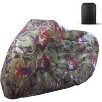 Motorcycle Cover (XL) Waterproof Winter Outdoor Dustproof Cover for Scooter Motorbike Bike Green Multi-Color