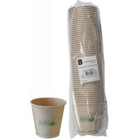 Gobelets X50 Bambou 60z 18cl - Publi Embal