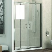 Box doccia nicchia 180cm porte scorrevoli centrali KF6000 kamalu
