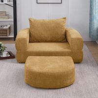 AMXCNOY Compressed Foldable Mattress, Convertible Folding Sofa Bed with Removable Arms, All-in-One Portable Mattress Floor Sofa Bed, No Assembly Required & Non-Slip.
