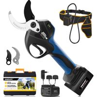 SWANSOFT 40mm Akku-Astschere mit 10 Stunden Autonomie, professionelle elektrische Gartenschere für Obst und Gemüsegärten SW-8605Pro