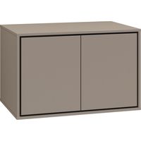 Mobile lavabo da bagno Capri 78 x 48 x 51 cm – Beige – Mobile da bagno sospeso con 2 cassetti