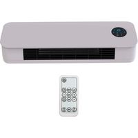 Termoventilatore Ceramico a Parete 2000W Kekai Split Dual Ultraslim 57x7x9 cm cm con Telecomando Incluso
