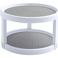 Rotating Spice Rack, Revolving Tray For Spices Condiments Kitchen Storage, Multi-Function For Kitchen Storage(Double Layer)