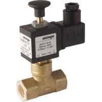 Electrovanne gaz à réarmement manuel NC laiton 3/4'' 6Bar