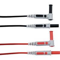 Chauvin Arnoux Messleitungs-Set 4 mm Sicherheits-Stecker 4 mm Sicherheits-Buchse 1.5 m Rot, Schwarz
