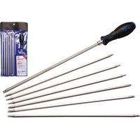 Bgs Technic – Jeu de tournevis torx 8 pièces – Lames interchangeables T10 à T40 – Poignée bimatière antidérapante – Acier chrome-vanadium