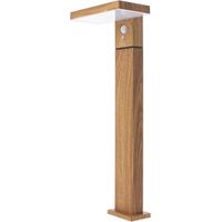 Xanlite – Borne solaire 50cm IP44 400 lumens – Détecteur de mouvement – 3 modes d'éclairage – Aluminium – SO1911W