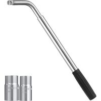 Teleskop-Radschlüssel, ausziehbarer Radschlüssel aus Stahl für Auto, Transporter, LKW, Wohnwagen (17 mm, 19 mm, 21 mm und 23 mm)