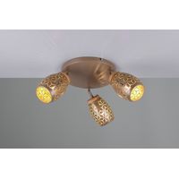 Trio Deckenleuchte Bidar Ø 58 cm warmweiß coffee