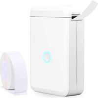 Label Printer - Bluetooth 4.0 - Thermal - Portable - Self-Adhesive Tape - For Office Home Supermarket Use - 1 Unit