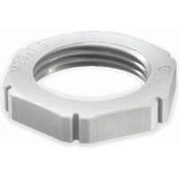 WISKA Gegenmutter, 10060771, M 16x1,5, metrisch, Lichtgrau