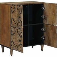 vidaXL Buffet Marron 60 x 33,5 x 75 cm Bois de mangue massif