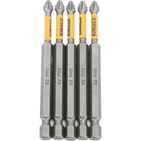 5-teiliges Set Schlagschrauberbits mit Kreuzschlitz und Magneten, gefertigt aus S2-Legierungsstahl, professionelles Werkzeug