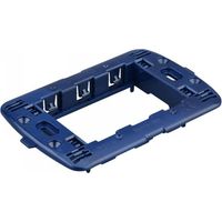 Supporto Telaio 3 Moduli Per Scatola 503 MBL 3M Blu Compatibile Bticino Living BLN0203
