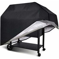 Housse Barbecue Barbecue de camping rectangulaire L-170 × 61 × 117CM Bâche de Protection BBQ Résistante 210D Oxford Couverture de Grill Imperméable Antipoussière Anti-UV Anti-vieillissement