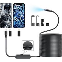 8mm Apple Android Phone Endoscope HD Photo Recording Auto Maintenance Pipeline Industrial Inspection