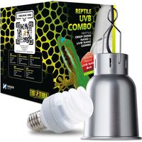 Lampada exo-terra deep dome nano combo 40W doppia lampadina