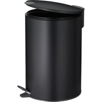 Mülleimer 12 l Schwarz - Matt - Kela