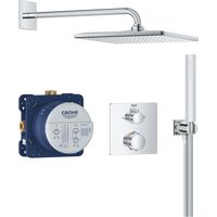 Grohe Precision - Brauseset mit Thermostat für Unterputzmontage, 31x31 cm, Chrom 34881000