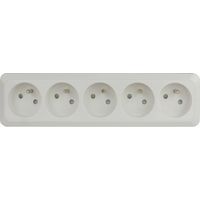Bloc multiprise à câbler 5 prises 2P+T 16A – Puissance maximale 3680W – Protection enfant intégrée – Conforme NF – Câblage H05VV-F 3G1,5 mm² – DIO