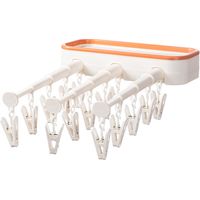 orangefarbener Socken-Trockenständer, Sockenwäsche - Küche, Badezimmer, Fol
