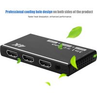 Commutateur HDMI pour PC et Mac - Splitter Vidéo avec Adaptateur Signal