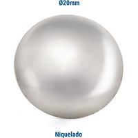 tachuela lisa. acero. para cubrir tornillería - heico acabado niquel ( color:000000 100)