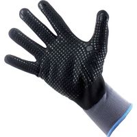 Gant Bannec grip sans couture en nylon Picots en PVC sur la paume et bout des doigts. coloris noir T9 - ISM GMBH