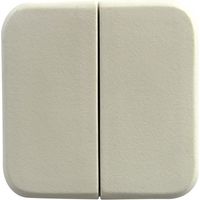 Interrupteur fawo double bascule blanc