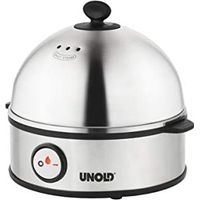 Unold 38626 Cuocitore per uova 7 uova Nero Acciaio Inossidabile