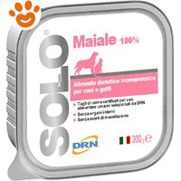 DRN Dog & Cat SOLO Maiale - DRN Dog & Cat SOLO Maiale - Vaschetta Da 100 Gr