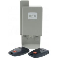Récepteur radio pour motorisation étanche 12-24V – Fréquence 433.920 MHz – Compatible avec 128 télécommandes – Kit avec 2 télécommandes BFT