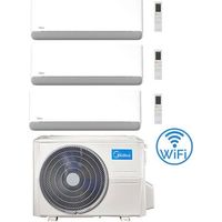 Climatiseur Midea Breezeless-E Wifi R32 Essai Split 12000 + 12000 + 12000 BTU avec onduleur E.U. M3OA-27HFN8-Q Classe A++/A+
