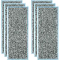 Wet Mopping Pads - Microfiber Antibacterial Cleaning Pads Compatible With Braava M6 Robot Mop - 6 Pack