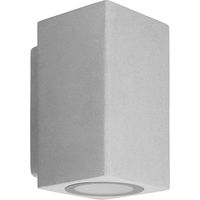 Aplique Exterior IP44 Rem GU10 16W, Diseño Industrial en Cemento, Resistente al Clima
