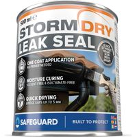 Stormdry Liquid Rubber Leak Seal 500ml Black Quick-Dry