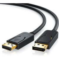CSL DisplayPort Audio- & Video-Kabel, DP Monitor Kabel 4k 60Hz UHD incl. Audio-Übertragung - 2m