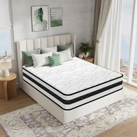 Matelas 140x190 cm Épaisseur 28cm - Hybrid : Mousse à Mémoire de Forme + Ressorts Ensachés Indépendant - Multicouches Extra Confort 7 Zones - Respirant - Hypoallergénique - H3 Mi-ferme, Oeko-tex