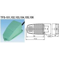 Pédale de commande n° 2 positions Spst 6a/250v Tfs-105