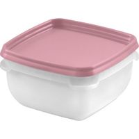 Lot De 4 Boîtes De Congélation De 0,75 L - Couvercle Rose
