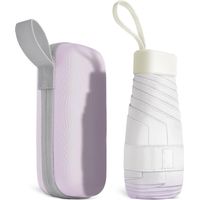 Parapluie de voyage coupe-vent à 8 nervures, compact et portable pour homme et femme, mini parapluie capsule.